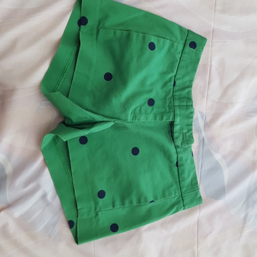 J. Crew polka dot dress shorts